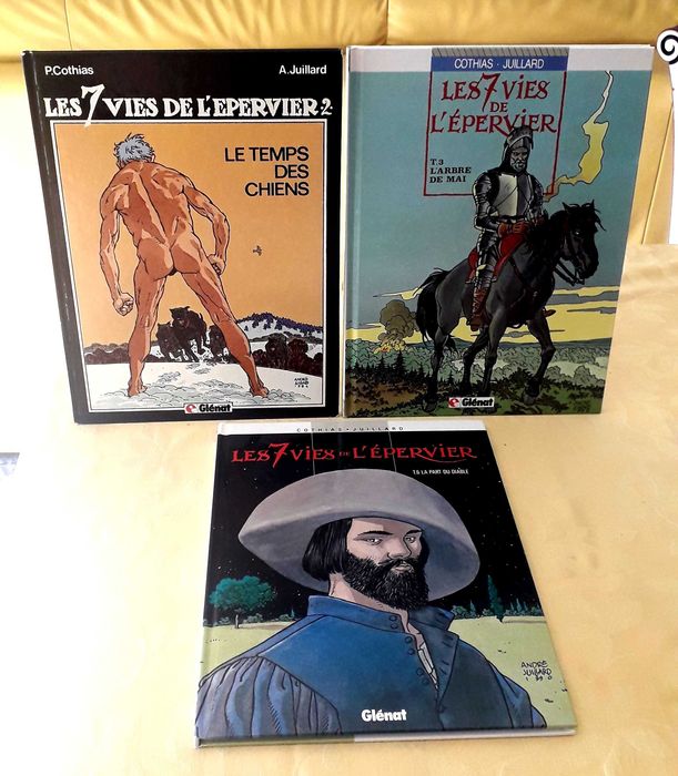 BD - Les 7 Vies de l'Épervier - Cothias & Juillard (Edição francesa)
