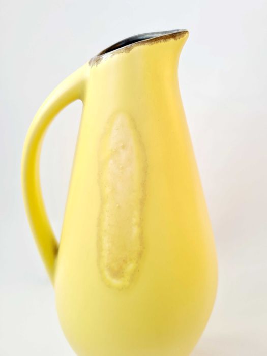 Wächtersbach U. Fesca "Taxis" 35 cm, żółty wazon ideał mid-century fat  lava