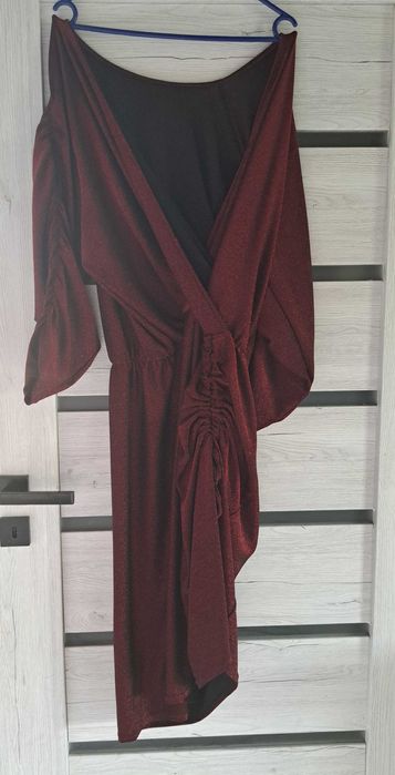 Sukienka bordowa
