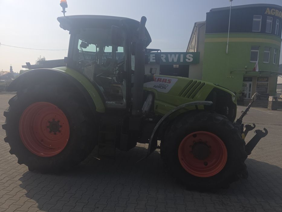 Ciągnik rolniczy Claas Arion 650 z Niemiec CMATIC