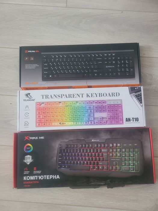 Клавіатури нові USB