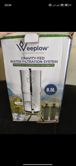 Grawitacyjny system uzdatniania wody 8,5 litra