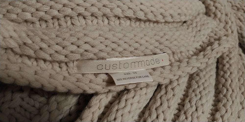 Szalik wełna merino wełniany