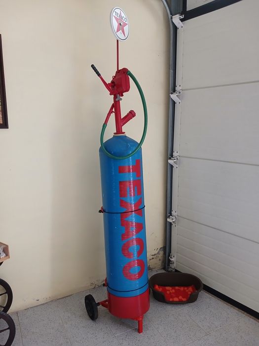 Bomba de gasolina texaco reclame antigo