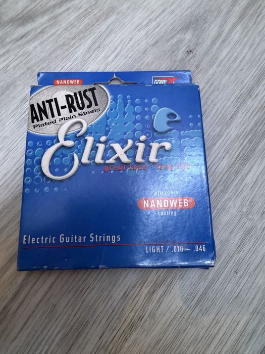 Cordas Elixir Nanoweb Electric Guitar Strings .010 - .046