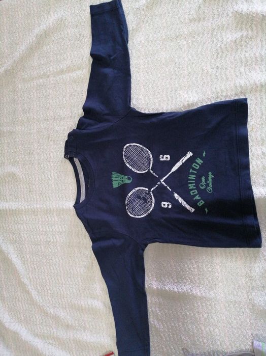 3 T-shirts manga comprida, Prénatal, 12-18 meses