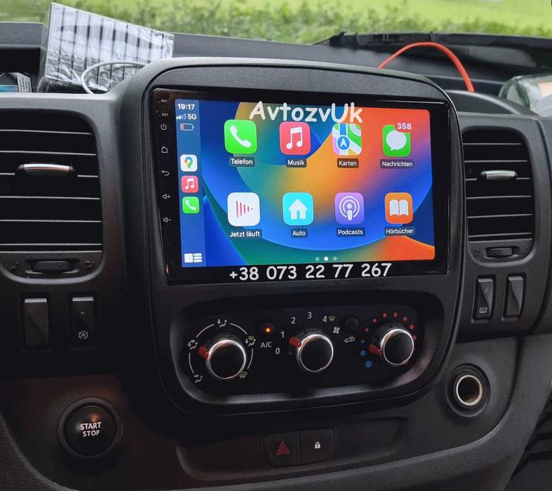 Магнітола Opel Vivaro Renault Trafic Nissan Primastar Віваро Андроїд 16