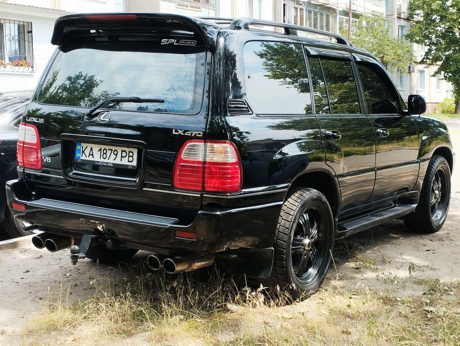 Lexus LX470 чёрный газ бензин