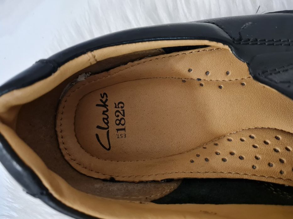 Półbuty skórzane męskie Clarks