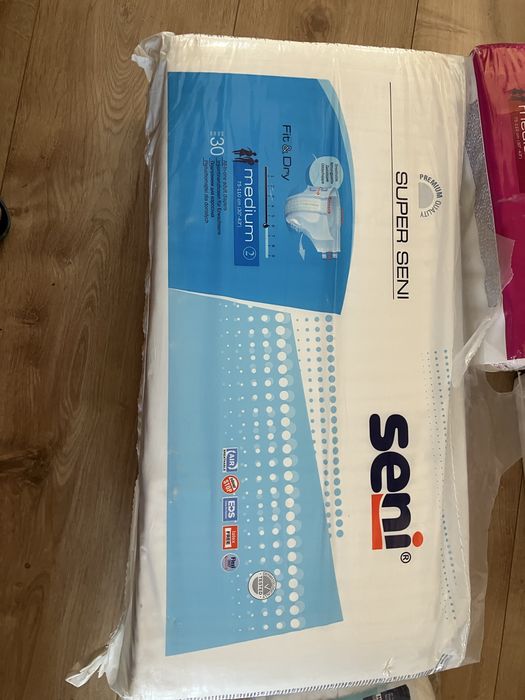 Seni poeluchy dla doroslych 30 szt nowe M fit&dry
