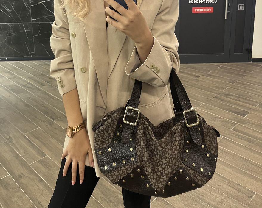 Сумка шкіряна DKNY оригінал