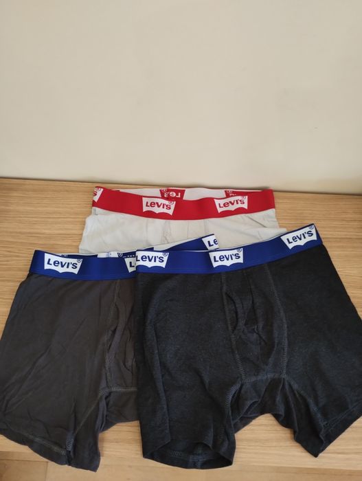 Труси боксерки Levi's розмір М, 3 пари, бавовна, cotton