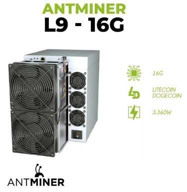 L9 Antminer 16 G mineração Bitcoin