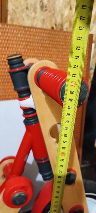 Rowerek biegowy drewniany