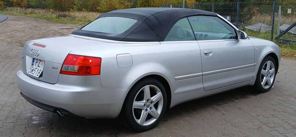 AUDI A4 2004r 1.8 T Cabrio Tanio
