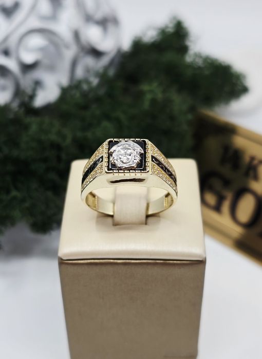 Złoty sygnet męski próba 585 14k