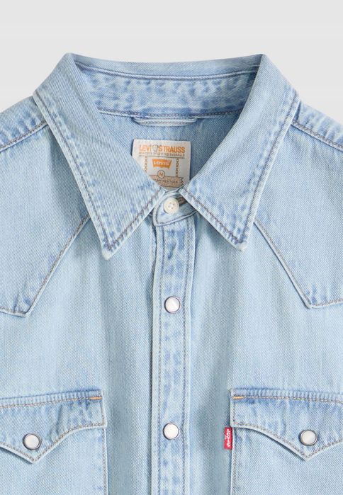 Levi'S 38 M Niebieska Koszula Męska Jeansowa Barstow D2447