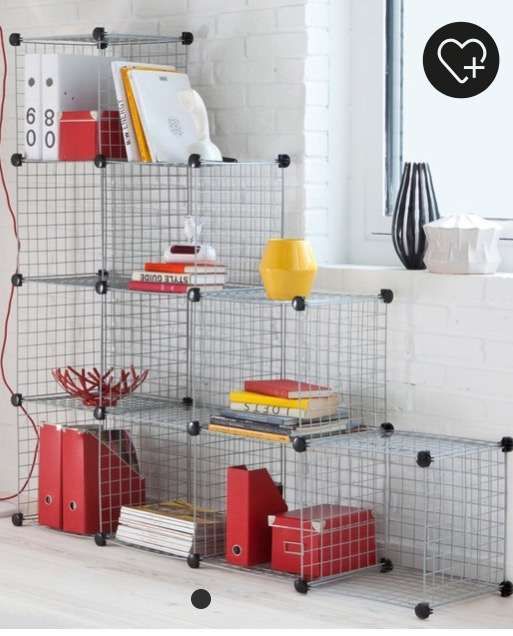 Cubos modulares para arrumação