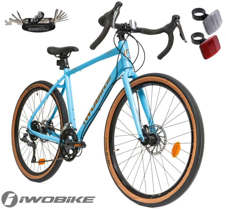 Rower Męski Gravel 27,5" Shimano Claris Tarcze Aluminium IWOBIKE 2025