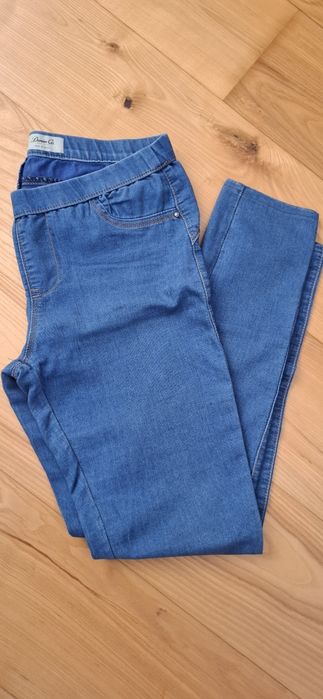 Spodnie damskie niebieskie jeansy denim roz.10