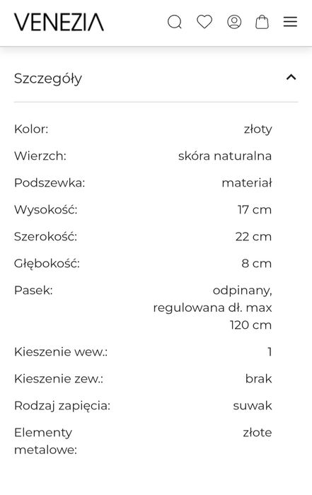 VENEZIA torebka damska,wzór "panterka"