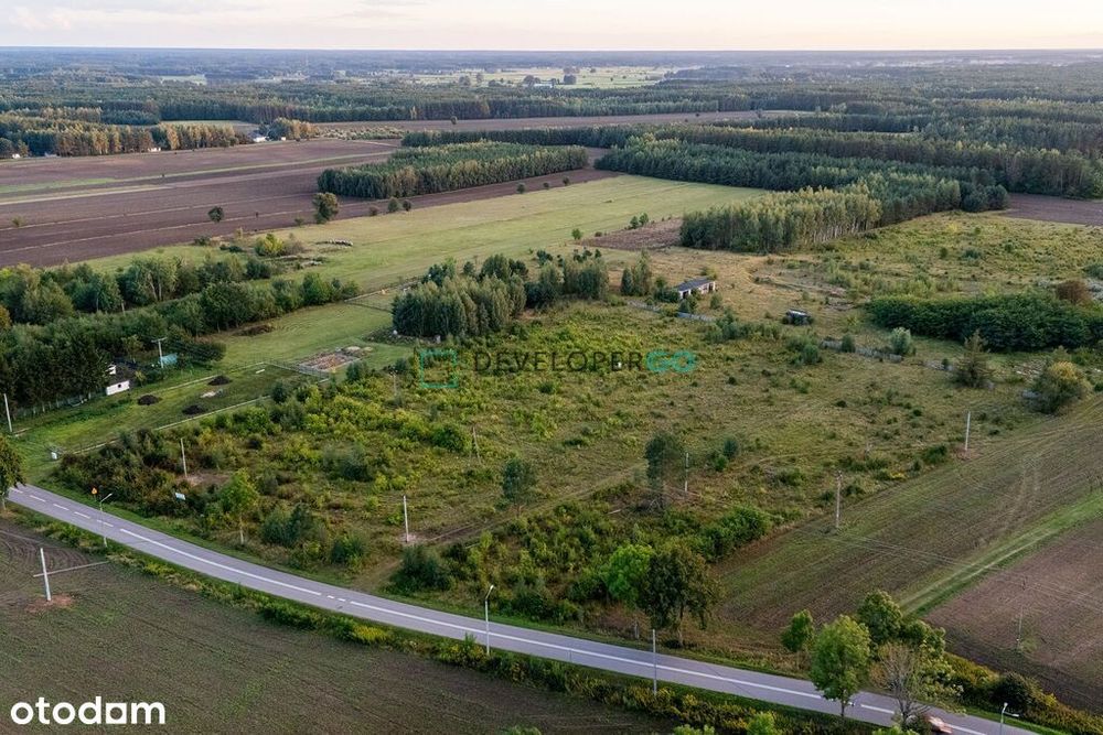 Działka budowlana 1072 m² | Różan