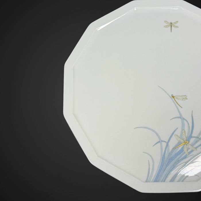 Duża patera Rosenthal Polygon Libelle Milos ważka Tapio Wirkkala B6/100825