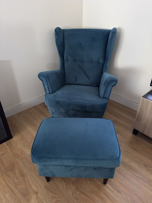 Poltrona Azul + Puff