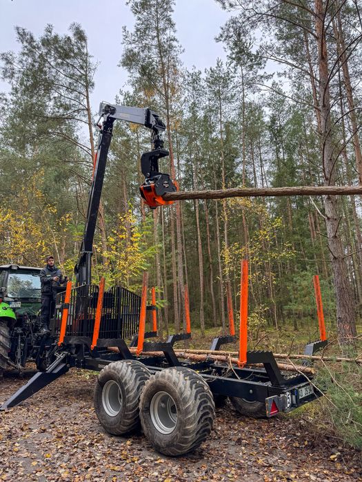 BMF Głowica Scinkowa biomasowa biomasa do Przyczepa Lesna BMF ZurawHDS