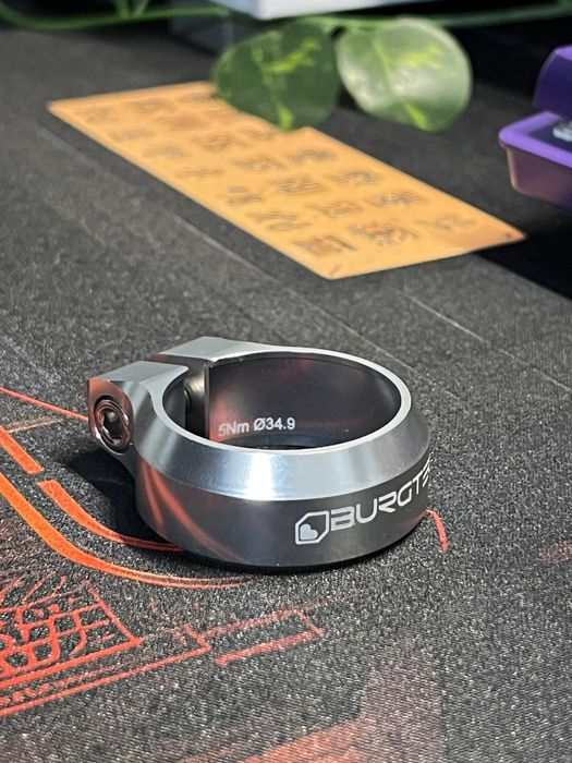 Zacisk sztycy siodła Burgtec Silver 34.9mm