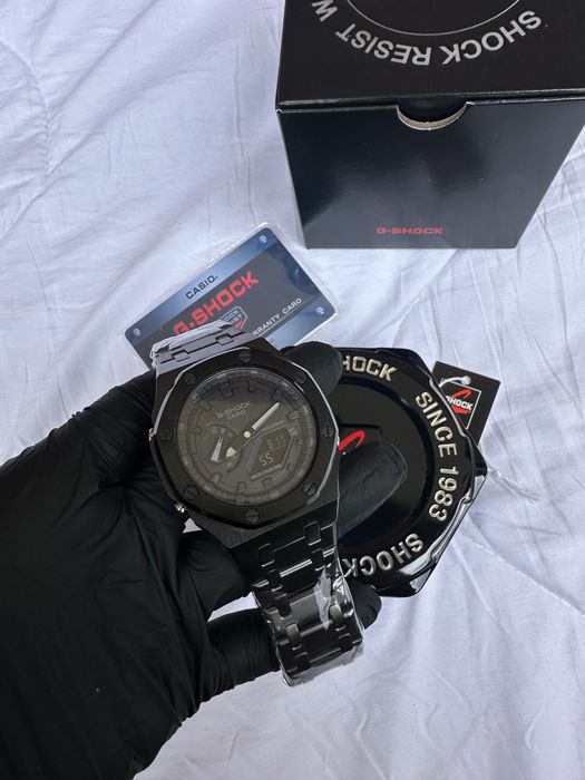 Casio ga 2100 metal czarny