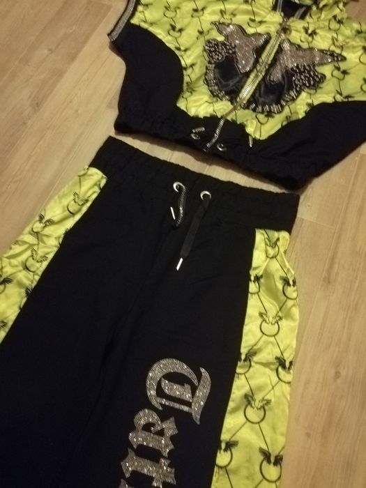 Dres czarno-limonkowy TATU 42