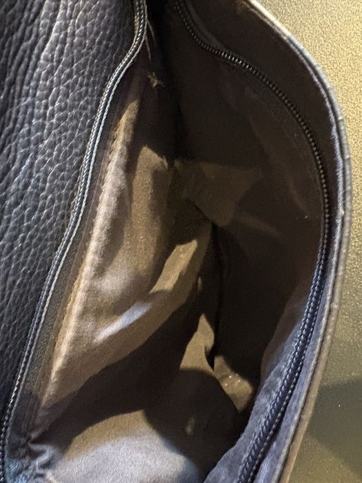 Mala a tira colo, azul, como nova (varios bolsos)