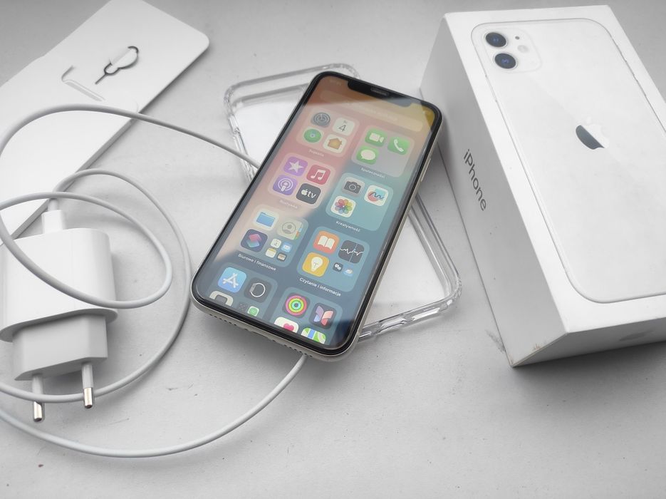 Niemal jak nowy iPhone 11, 64GB, etui,nowe szkło