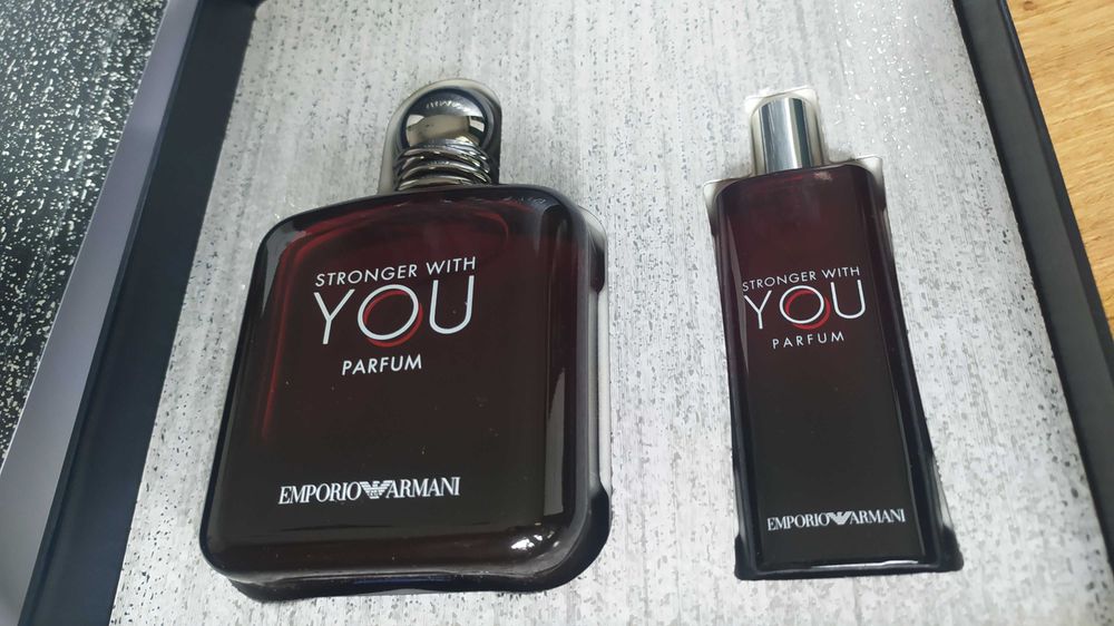 Zestaw Giorgio Armani Stronger with You Parfum 100ml+15ml nowy oryg.