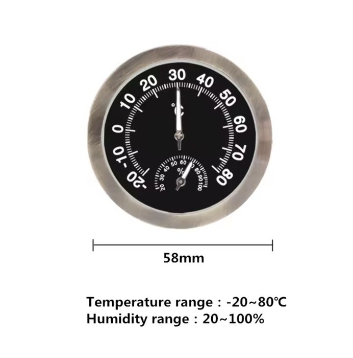 Termometr samochodowy 58 mm., świecący oo