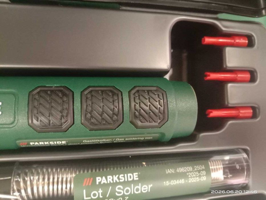 Паяльник газовий 3 в 1 Parkside. Газова горелка. Термофен