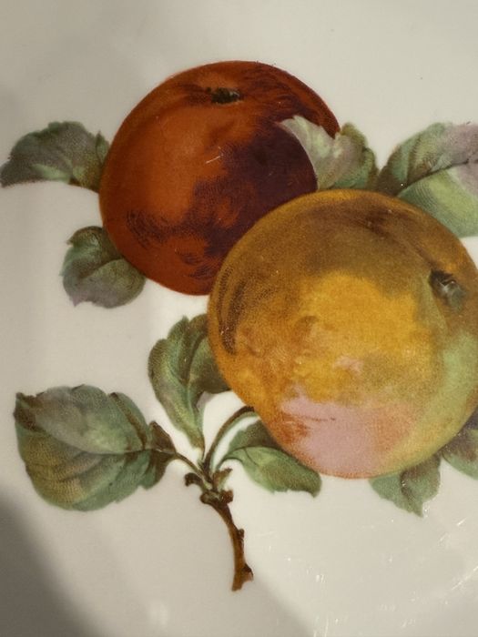 Duza patera porcelanowa w owoce