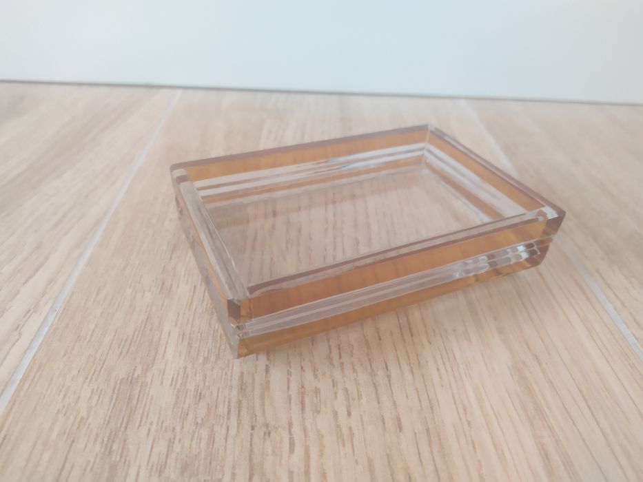 Szklana popielniczka PRL