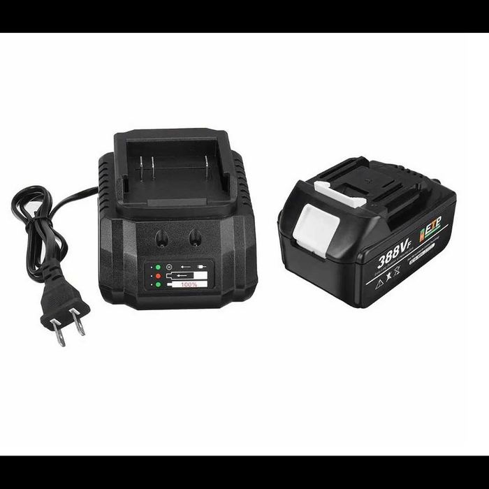 d134- Bateria + carregador 388vf para diversas máquinas elétricas