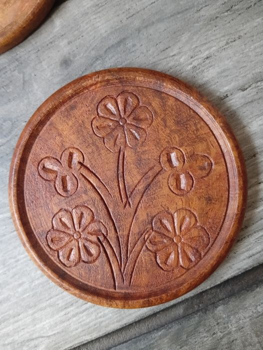 Podkładki drewniane, podkładki pod kubki, podkładki pod szklanki