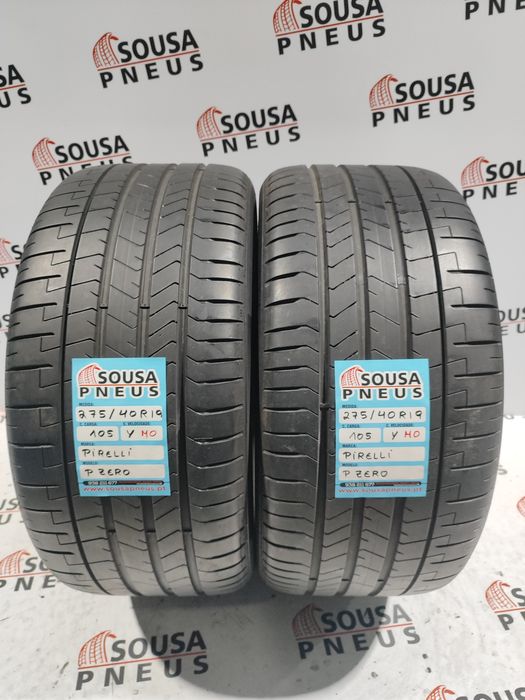 2 pneus como novos 275-40R19 Pirelli - Oferta dos Portes