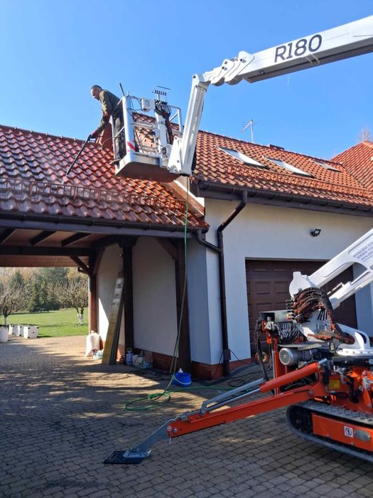 DACHY i ELEWACJE: mycie, czyszczenie, odgrzybianie, impregnacja