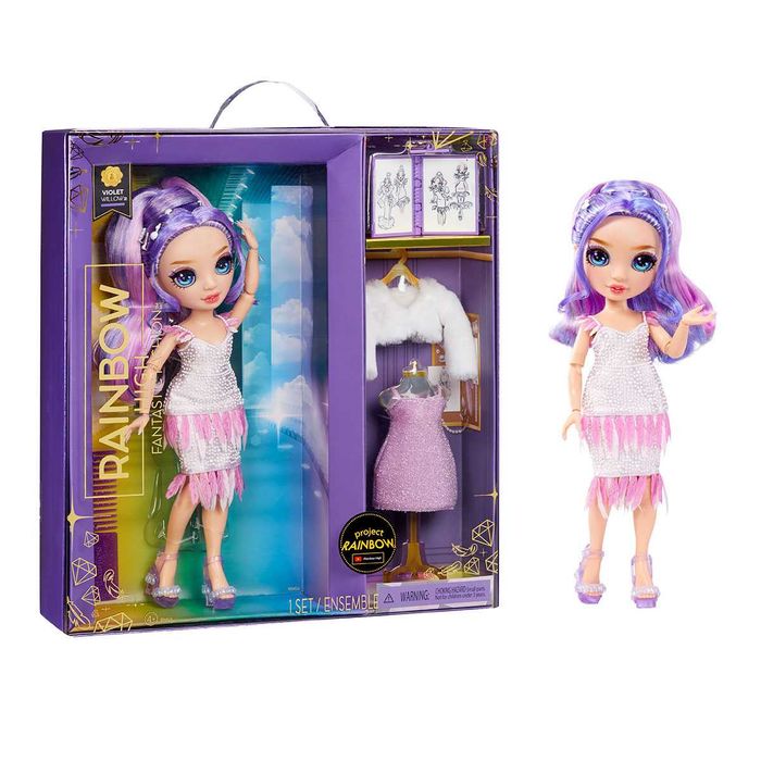 Розпродаж до 15.05! Ігровий набір Rainbow High Fantastic Fashion Violet Willow