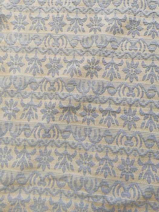 Manta feita em tear manual em algodão