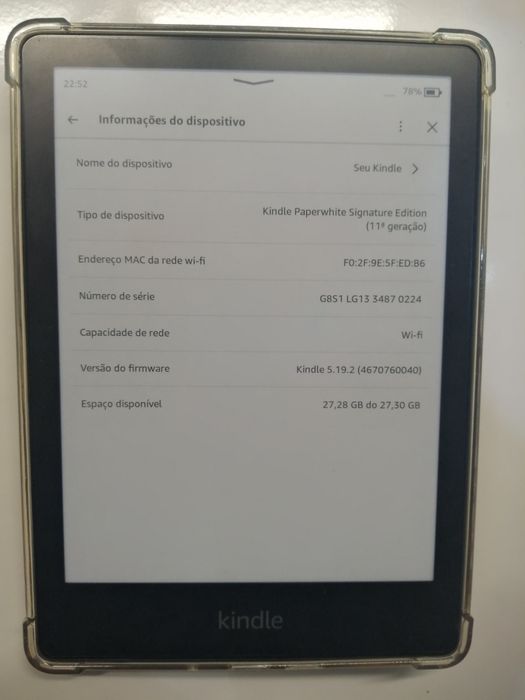 Kindle Paperwhite Signature Edition 11ª geração