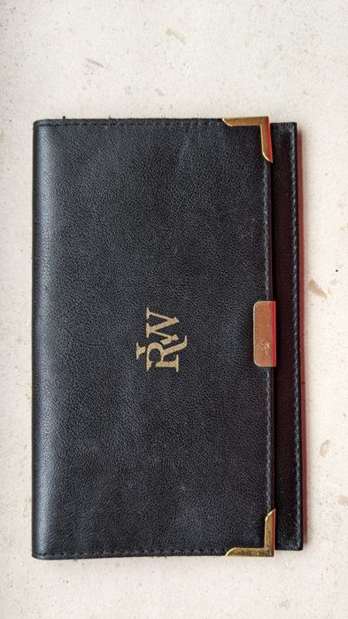 Bolsa antiga documentos relógio Raymond Weil geneve