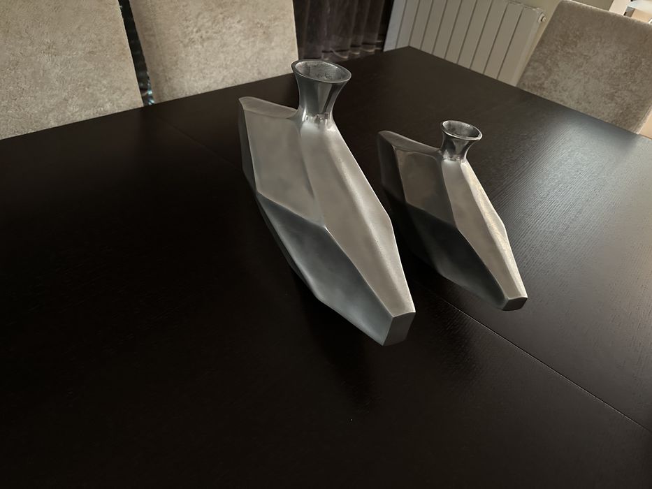 Peças metal de decoração elegantes 4 peças + 3 bolas