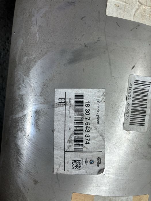 Panela de escape bmw f 20