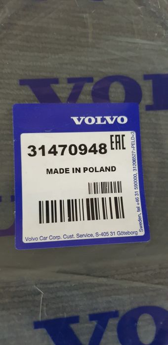 Oryginalne dywaniki Volvo XC40 –Nowe